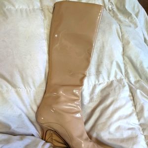 Jimmy Choo Vintage Dusty Pink Leather Boots